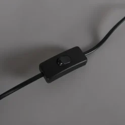 QAZQA Leuchten Ohne Schirm|Tischlampen*Klassische Tischlampe schwarz ohne Schirm verstellbar - Accia