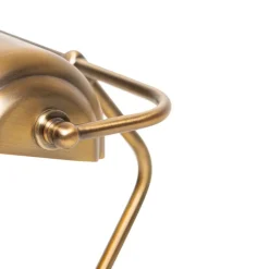 QAZQA Küchenlampen|Tischlampen*Klassische Tischlampe/Notarlampe Bronze - Banker
