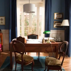 QAZQA Schlafzimmerlampen|Wohnzimmerlampen*Klassische Tischleuchte/Notarleuchte aus Messing mit grünem Glas - Banker