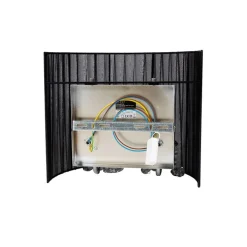 QAZQA Wandleuchten|Wohnzimmerlampen*Klassische Wandleuchte Chrom mit schwarzem Schirm - Ann-Kathrin 2