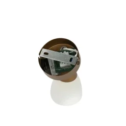 QAZQA Deckenstrahler|Aufbaustrahler*Klassischer Deckenstrahler Gold mit Milchglas - Madi