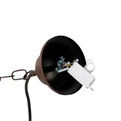 QAZQA Led-Kronleuchter|Kronleuchter*Klassischer Kronleuchter Rostbraun 8-flammig - Giuseppe