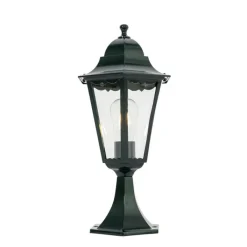 QAZQA Gartenbeleuchtung|Stehlampen Außen*Klassischer Laternensockel für den Außenbereich, dunkelgrün, IP44 – New Orleans