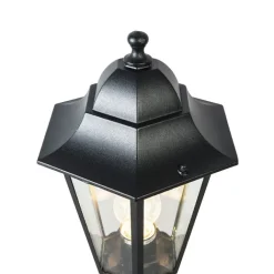 QAZQA Stehlampen Außen|Gartenbeleuchtung*Klassischer Outdoor-Laternensockel schwarz 48 cm IP44 – New Orleans