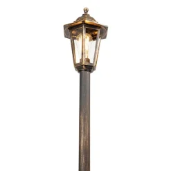 QAZQA Gartenbeleuchtung|Laternen Außen*Klassisches Laternen-Antikgold - New Haven