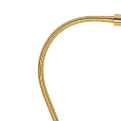 QAZQA Led-Tischleuchten|Tischlampen*Klemm-Schreibtischleuchte Messing inkl. LED mit Touchdimmer - Lionard