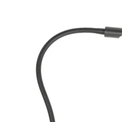 QAZQA Schlafzimmerlampen|Küchenlampen*Klemm-Schreibtischleuchte schwarz inkl. LED mit Touchdimmer - Lionard