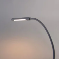 QAZQA Led-Tischleuchten|Tischlampen*Klemm-Schreibtischleuchte weiß inkl. LED mit Touch-Dimmer - Lionard