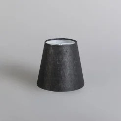 QAZQA Led-Kronleuchter|Kronleuchter*Kronleuchter creme mit Klemmkappe 12 cm schwarz - Giuseppe 8