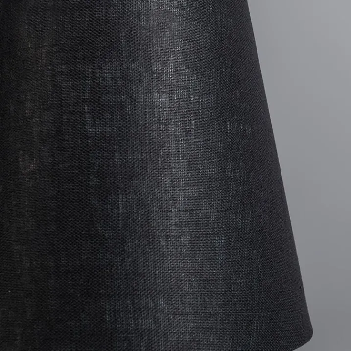 QAZQA Led-Kronleuchter|Kronleuchter*Kronleuchter creme mit Klemmkappe 12 cm schwarz - Giuseppe 8