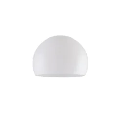 QAZQA Lampenschirme*Lampenschirm aus Kunststoff Opal Weiß Kugel 30/4/22