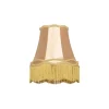 QAZQA Lampenschirme*Lampenschirm aus Stoff Gold 30/18/26 - Granny
