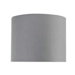 QAZQA Lampenschirme*Lampenschirm grau 18/18/14 mit weißer Innenseite