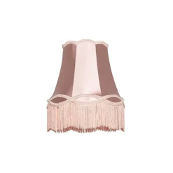 QAZQA Lampenschirme*Lampenschirm Stoff Rosa 30/18/26 - Granny