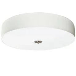 QAZQA Schlafzimmerlampen|Esszimmerlampen*Land Deckenleuchte weiß 70 cm - Trommel Jute