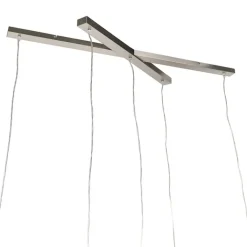 QAZQA Schlafzimmerlampen|Küchenlampen*Land Hängelampe Stahl 5-Licht - Hermina