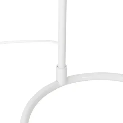 QAZQA Schlafzimmerlampen|Küchenlampen*Land Stehlampe weiß mit Rattan - Sam