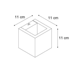 Trio Leuchten Led-Wandleuchten|Wandleuchten*Land Wandleuchte Holz 11 cm inkl. LED dimmbar - Linc