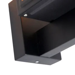 QAZQA Gartenbeleuchtung|Außenwandleuchten*Land Wandleuchte schwarz IP44 - Sutton Up