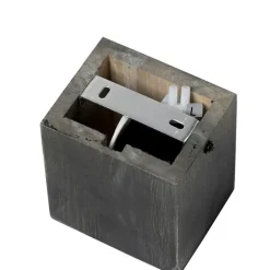 QAZQA Wandleuchten|Wohnzimmerlampen*Landwandlampe schwarzes Holz - Block