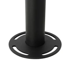 QAZQA Gartenbeleuchtung|Laternen Außen*Laterne schwarz mit Klarglas 200 cm 3-flammig IP44 - Sfera