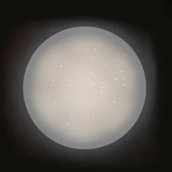 QAZQA Schlafzimmerlampen|Küchenlampen*LED Deckenleuchte 80 cm Sterneffekt mit Fernbedienung - Extrema