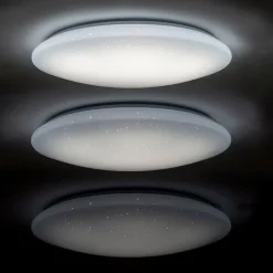 QAZQA Schlafzimmerlampen|Küchenlampen*LED Deckenleuchte 80 cm Sterneffekt mit Fernbedienung - Extrema