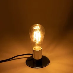 LUEDD Filament Lampen|Led Lampen*LED Filament ST64 4W 2200K gold mit Hell-Dunkel-Sensor