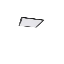 QAZQA Led Panels|Led-Deckenleuchten*LED Panel Schwarz 40 cm inkl. LED mit Fernbedienung - Liv