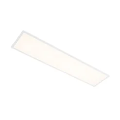 QAZQA Professional Led Panels|Led-Deckenleuchten*LED-Einbaupanel weiß rechteckig inkl. LED 3000K - 6500K mit Dip-Schalter - Seagal