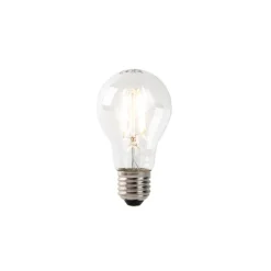 LUEDD Filament Lampen|Led Lampen*LED-Lampe A60 E27 3W 2200K klares Filament