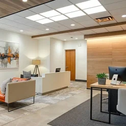 QAZQA Schlafzimmerlampen|Küchenlampen*LED-Panel weiß inkl. LED und Dimmer mit Fernbedienung - Liv