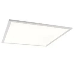 QAZQA Schlafzimmerlampen|Küchenlampen*LED-Panel weiß inkl. LED und Dimmer mit Fernbedienung - Liv