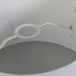 QAZQA Lampenschirme*Leinen Lampenschirm schwarz 35 cm