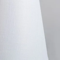 QAZQA Lampenschirme*Leinenklemmschirm weiß ca. 12 cm