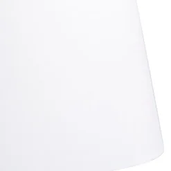 QAZQA Lampenschirme*Leinenschirm Weiß Rund Konisch 35/30/20