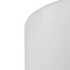 QAZQA Lampenschirme*Leuchtenschirm Weiß Leinen 18/18/14