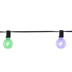 QAZQA Gartenbeleuchtung|Led-Außenleuchten*Lichterkette für den Außenbereich 10m inkl. LED 10 Lichter RGBW Solar - Russell