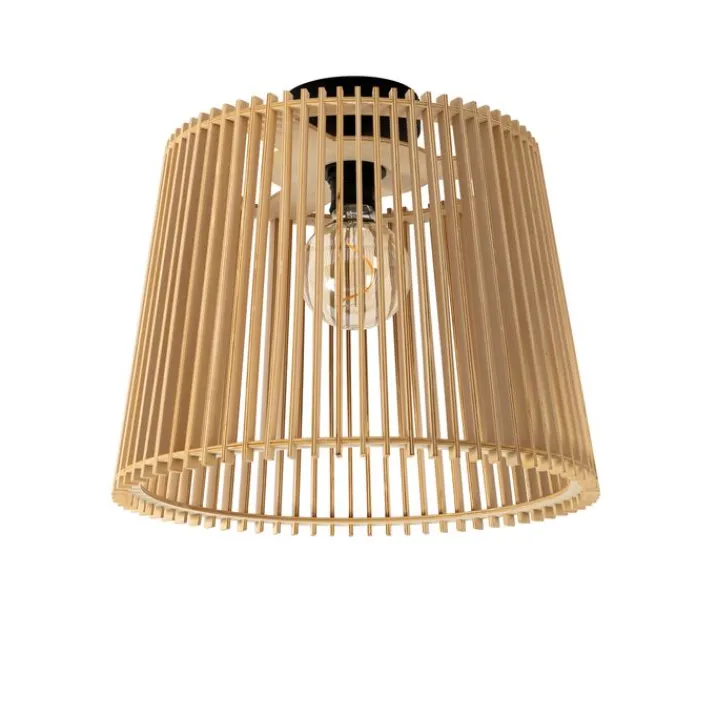 QAZQA Gartenbeleuchtung|Deckenleuchten Außen*Ländliche Außendeckenleuchte aus Holz IP44 - Jayla