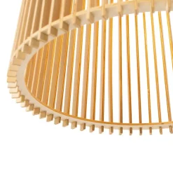 QAZQA Gartenbeleuchtung|Pendelleuchten Außen*Ländliche Außenhängelampe aus Holz IP44 - Jayla