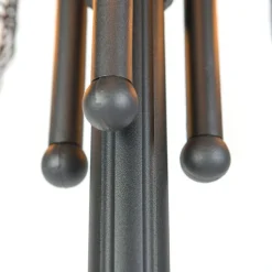 QAZQA Gartenbeleuchtung|Laternen Außen*Ländliche Außenlampe schwarz 3-Flammig IP44 - Guardado