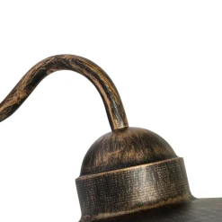 QAZQA Gartenbeleuchtung|Außenwandleuchten*Ländliche Außenwandleuchte Antikgold IP44 - Kansas