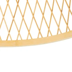 QAZQA Gartenbeleuchtung|Deckenleuchten Außen*Ländliche Deckenleuchte Rattan 40 cm IP44 - Calamus