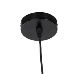 QAZQA Pendelleuchten|Wohnzimmerlampen*Ländliche Hängelampe Bambus 41 cm - Bischof