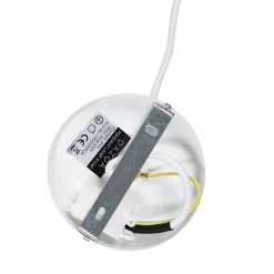 QAZQA Pendelleuchten|Wohnzimmerlampen*Ländliche Hängelampe weiß 50 cm - Corda Flat