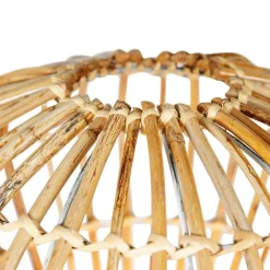 QAZQA Stehlampen|Wohnzimmerlampen*Ländliche Stehlampe Stativ Bambus mit Weiß - Canna Diamond