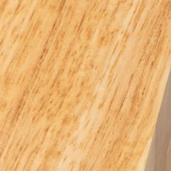 QAZQA Tischlampen|Wohnzimmerlampen*Ländliche Tischleuchte Holz natur inkl. LED G170 - Bloc