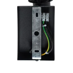 QAZQA Wandleuchten|Wohnzimmerlampen*Ländliche Wandlampe schwarz mit Holz - Chon