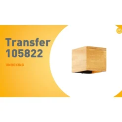 QAZQA Schlafzimmerlampen|Küchenlampen*Ländliche Wandleuchte aus Eichenholz - Transfer