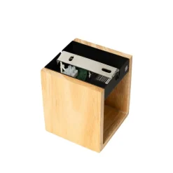 QAZQA Schlafzimmerlampen|Küchenlampen*Ländliche Wandleuchte aus Eichenholz - Transfer